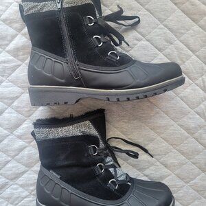 Womens BareTraps® Springer Waterproof Duck Ankle Boots